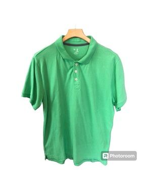 GAP Factory Men’s Slim Fit Green Short Sleeve Polo Shirt XL